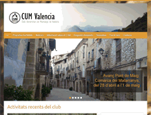 Tablet Screenshot of cumvalencia.es